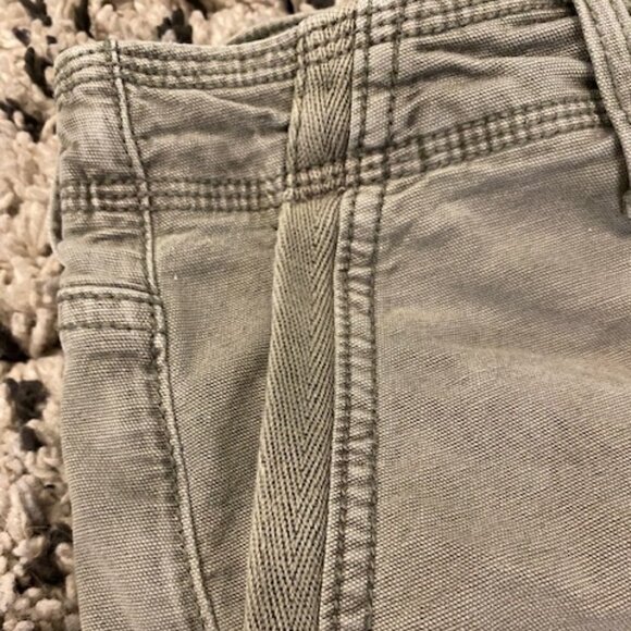 American Eagle Outfitters Khaki green boot Cut Cargo jeans size 00 - Picture 3 of 14